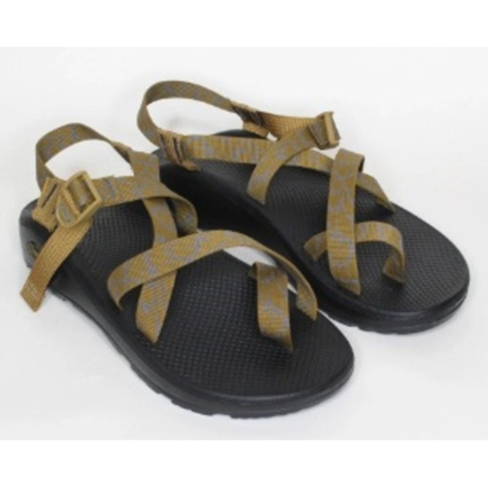 Chaco Z/Cloud 2 Mens Sandals Size 13 Ochre Gold Black Toe Loop Hiking JCH108383